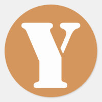 Letter Y Peru Gold Stencil Alphabet von Janz