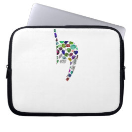 Letter 'YOD' made with Edels in All Colors Laptopschutzhülle