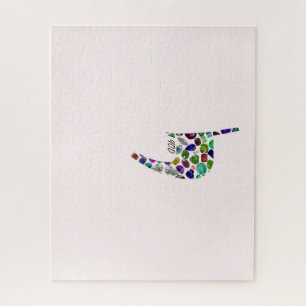 Letter 'YOD' made with Edels in All Colors Puzzle