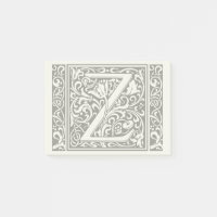 Letter Z Medieval Monogram Art Nouveau
