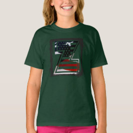 Letter Z Monogram Patriotic T-Shirt