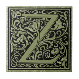 Letter Z Monogramm Fliese