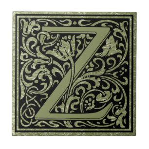 Letter Z Monogramm Fliese