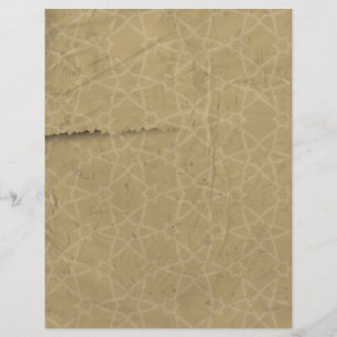 Letterhead aus Vintagen Leinenstars