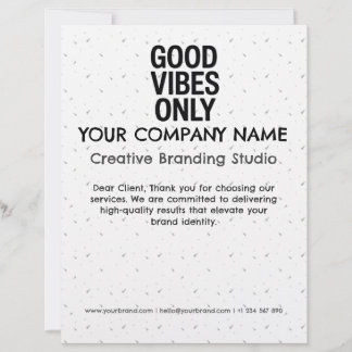 Letterhead Business Company Custom Stationery Briefbogen