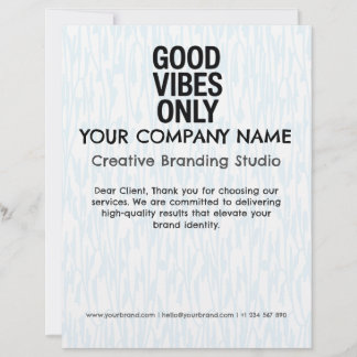 Letterhead Business Company Custom Stationery Briefbogen