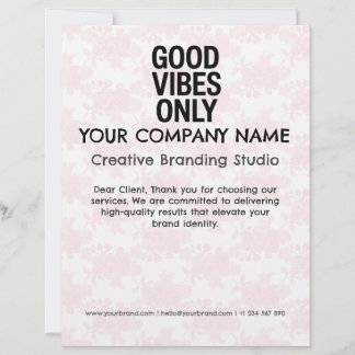 Letterhead Business Company Custom Stationery Briefbogen