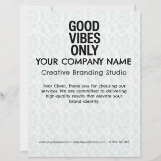 Letterhead Business Company Custom Stationery Briefbogen