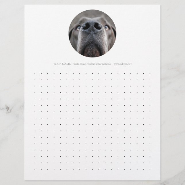 Letterhead Dot Grid (Vorderseite)