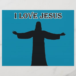 Letterhead i love jesus briefbogen