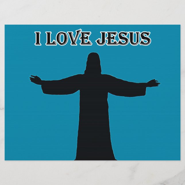 Letterhead  i love jesus briefbogen (Vorderseite)