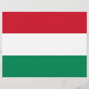 Letterhead mit Flagge Ungarns