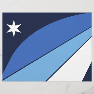 Letterhead mit Flagge von Kolumbien, South Carolin Briefbogen