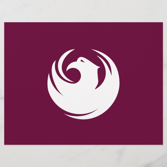 Letterhead mit Flagge von Phoenix, Arizona Briefbogen (Vorderseite)