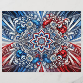 Letterhead mit französischem Farbdesign