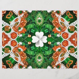 Letterhead mit Irland Colors Design