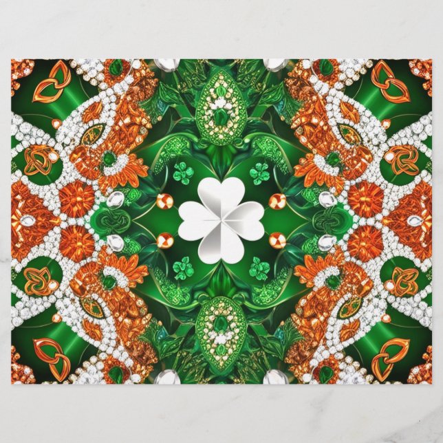 Letterhead mit Irland Colors Design (Vorderseite)