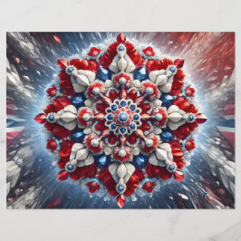 Letterhead mit norwegischer Farbgestaltung