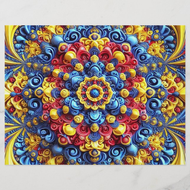 Letterhead mit rumänischem Farbdesign (Vorderseite)