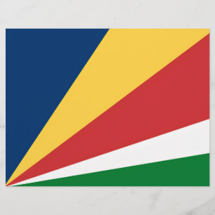 Letterhead mit Seychelles Colors Design