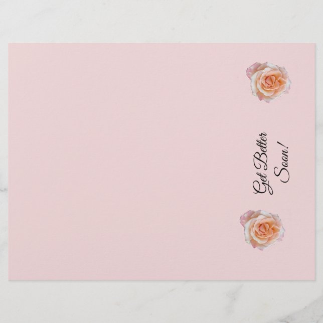 Letterhead wird bald besser rosa Papier Briefbogen (Vorderseite)