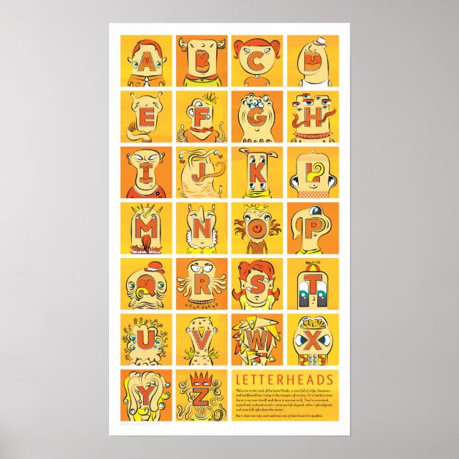 LetterHeads Poster (Vorne)