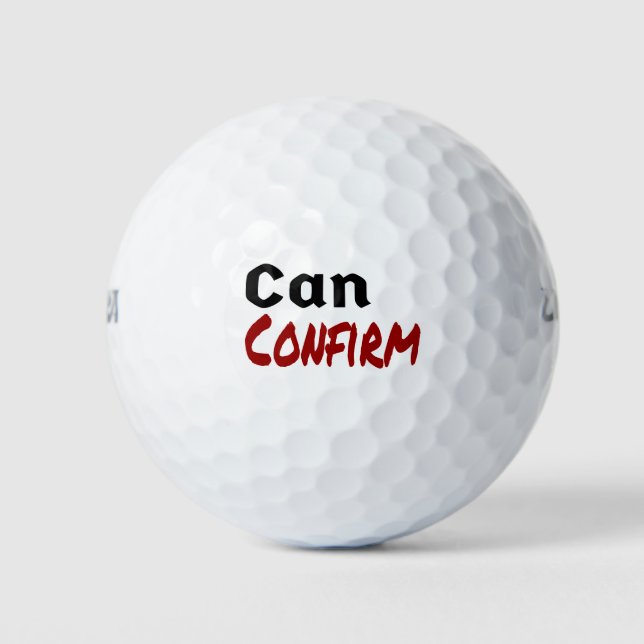 LetterKenny Funny Spaß Canada bestätigen Golfball (Vorderseite)