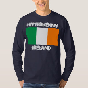 Letterkenny, Irland mit irischer Flagge T-Shirt