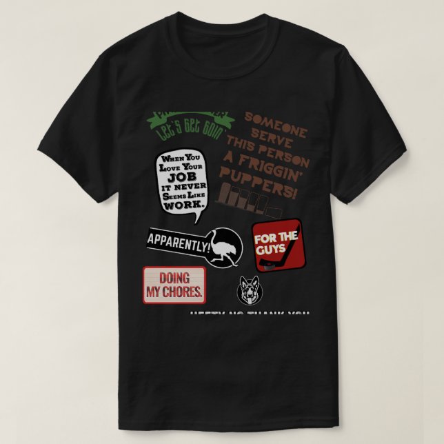 Letterkenny Pastor Glen Quotes T-Shirt (Design vorne)