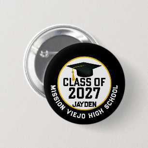 Letterman Abschlussjahrgang 2027 Button