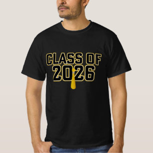 Letterman Abschlussklasse 2026 T-Shirt