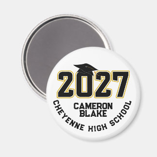 Letterman Abschlussklasse 2027 Diplomfeier Magnet