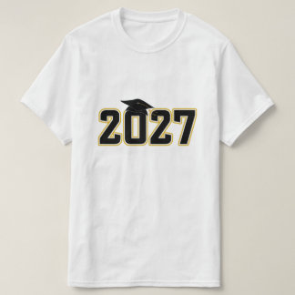 Letterman Abschlussklasse 2027 Diplomfeier T-Shirt