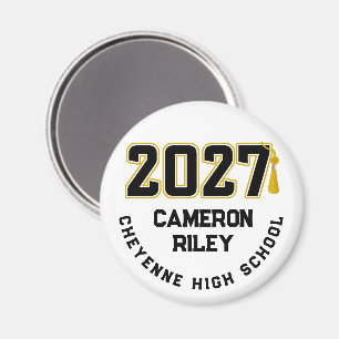 Letterman Abschlussklasse 2027 Diplomierung Magnet