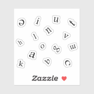 Letters Aufkleber
