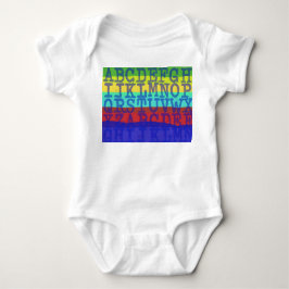 LEtters Baby Bodysuit Strampler