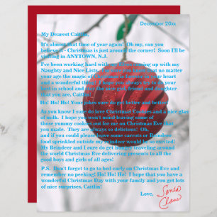 Letters from Santa Tweens Red Ornament