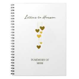 Letters to Heaven – In Memory of Mom Personalize Notizblock