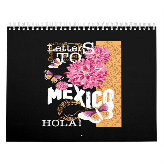 letters to mexico hola flowers kalender (Titelbild)