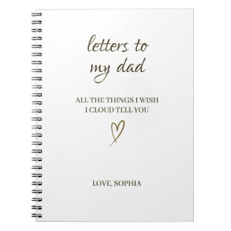Letters to My Dad – Personalized Letter Notizblock