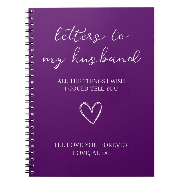 Letters to my Husband  Notizblock (Vorderseite)