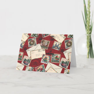 Letters to Santa Holiday card Feiertagskarte