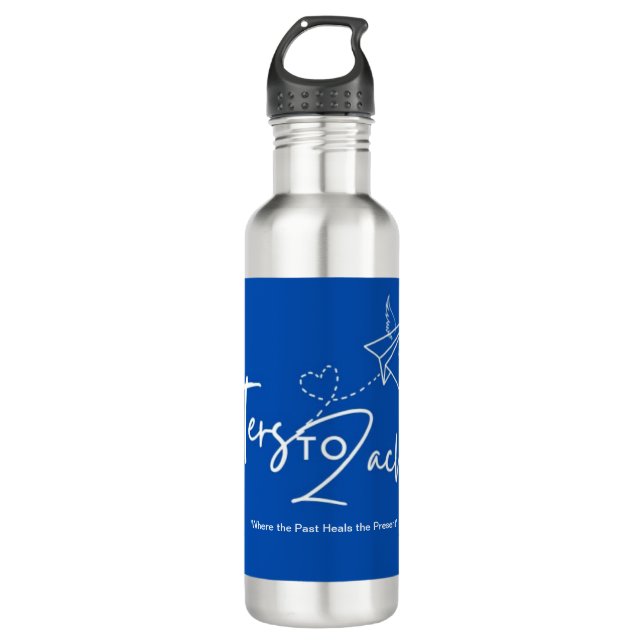 Letters To Zachary Stainless Steel Water Bottle Edelstahlflasche (Vorderseite)