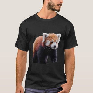 Lettertrunk Adorable Red Panda Bear Zoo gefährdet T-Shirt