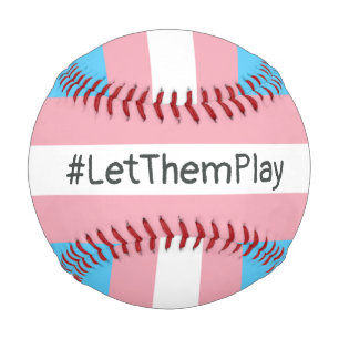 #LetThemPlay Transgender Athleten - Trans-Flagge Baseball