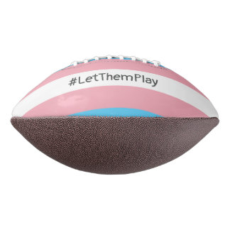 #LetThemPlay Transgender Athleten - Trans-Flagge Football