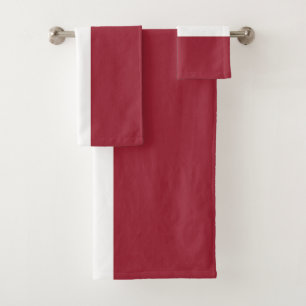Lettische Flagge Badhandtuch Set
