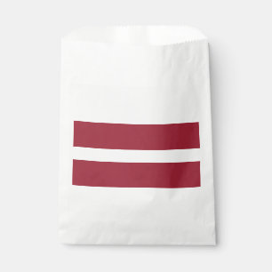 Lettische Flagge Geschenktütchen