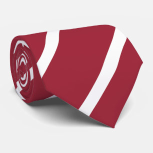 Lettische Flagge Krawatte
