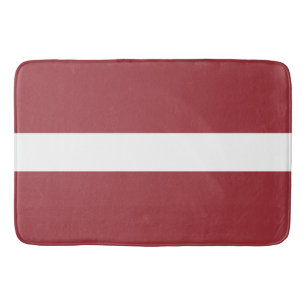 Lettische Flagge (Lettland) Badematte